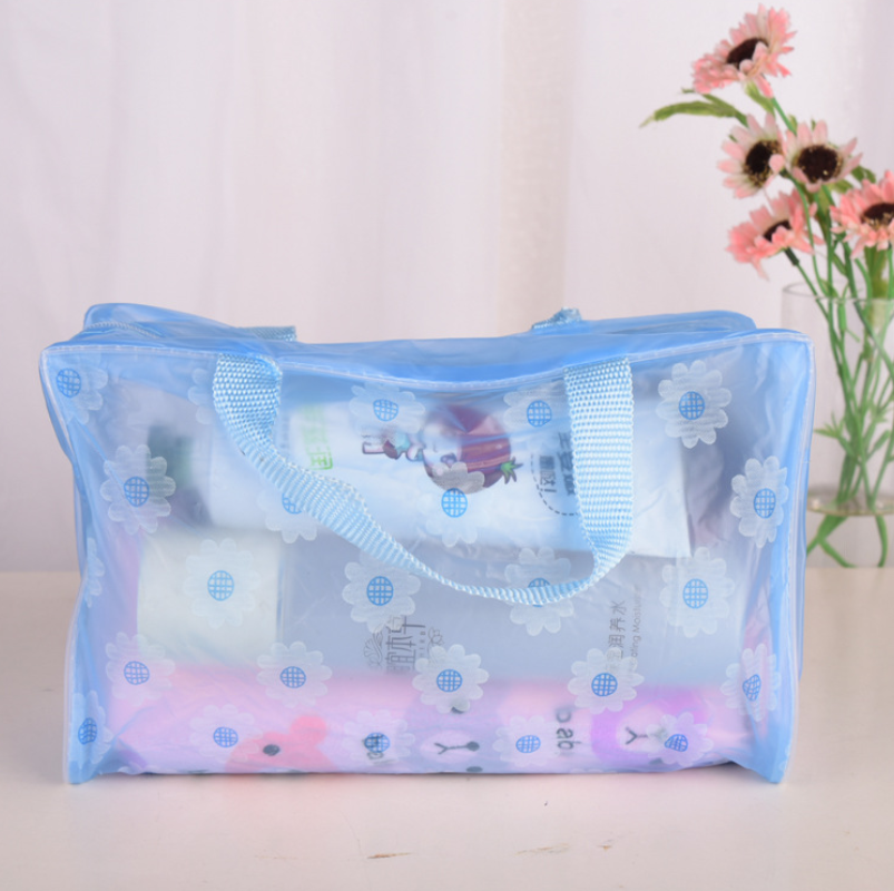 Túi Nhựa PVC Trong Suốt Hình Hoa Đựng Đồ Trang Điểm Mỹ Phảm Chống Thấm Nước A2511