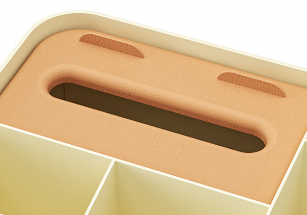 Hộp Đựng Khăn Giấy 6 Ngăn Đa Năng, Kệ Đựng Mỹ Phẩm Vật Dụng Trang Điểm Chị Em A2061