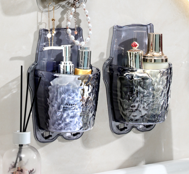 Kệ Nhà Tắm Dán Tường Hình Con Cú, Giỏ Treo Sữa Tắm Dầu Gội Bàn Chải Kem Đánh Răng Mỹ Phẩm A3132