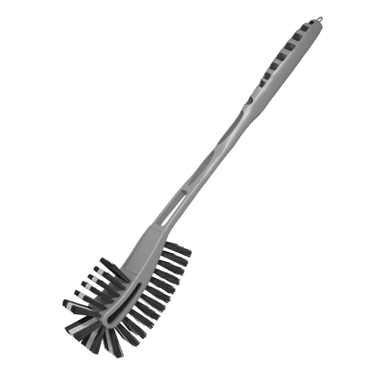 Cọ Toilet Cán Dài 2 Đầu Mã Mới, Bàn Chà Vệ Sinh Bồn Cầu 48CM Loại Tốt A0231