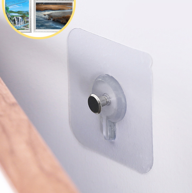 Móc Dán Dính Tường Chuyên Dụng Treo Tranh, Đồng Hồ, Khung Ảnh, Chìa Khóa, Đồ Decor Chịu Lực 5-10 Kg L0111