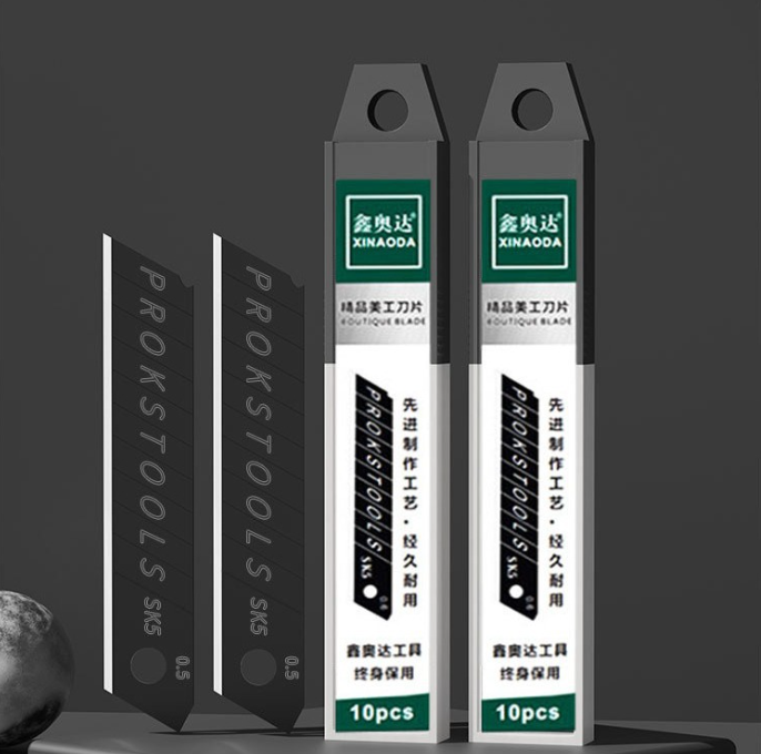 Hộp 10 Lưỡi Dao Cắt Dọc Giấy Thép Đa Năng Siêu Bén ( chỉ lưỡi dao) A1331