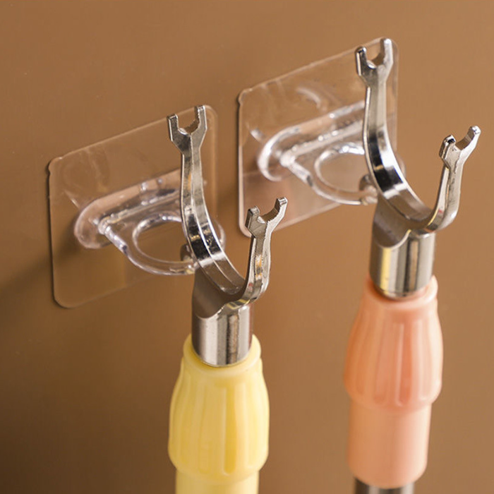 Móc Dán Tường Hình Vòng Tròn Đa Năng Lỗ tròn Đựng Chai sữa tắm, Treo Rèm Cửa không cần khoan tường L0131