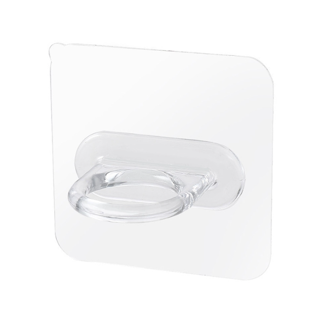 Móc Dán Tường Hình Vòng Tròn Đa Năng Lỗ tròn Đựng Chai sữa tắm, Treo Rèm Cửa không cần khoan tường L0131