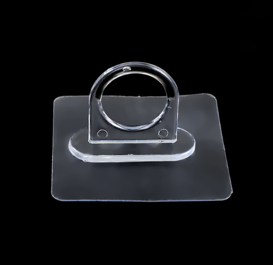 Móc Dán Tường Hình Vòng Tròn Đa Năng Lỗ tròn Đựng Chai sữa tắm, Treo Rèm Cửa không cần khoan tường L0131