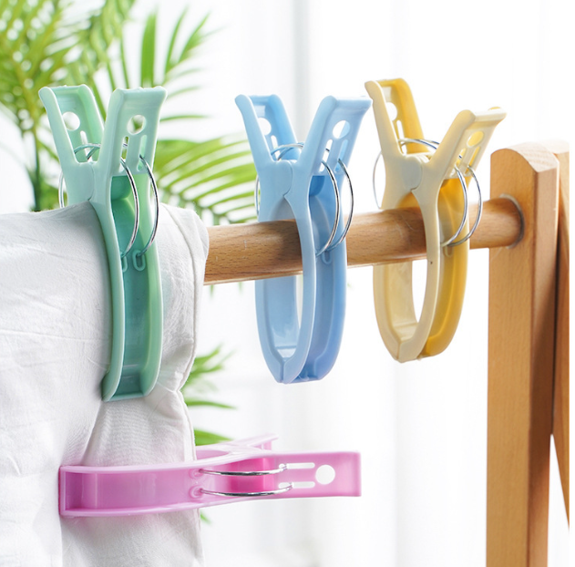 Kẹp nhựa lớn phơi chăn gài cố định chống gió, kẹp giữ phơi quần áo chống gió thổi bay L0142