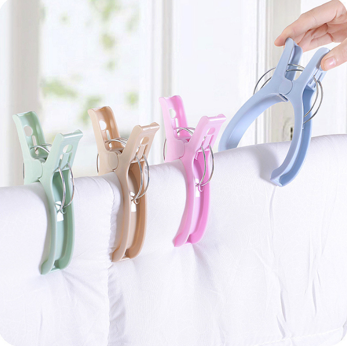 Kẹp nhựa lớn phơi chăn gài cố định chống gió, kẹp giữ phơi quần áo chống gió thổi bay L0142