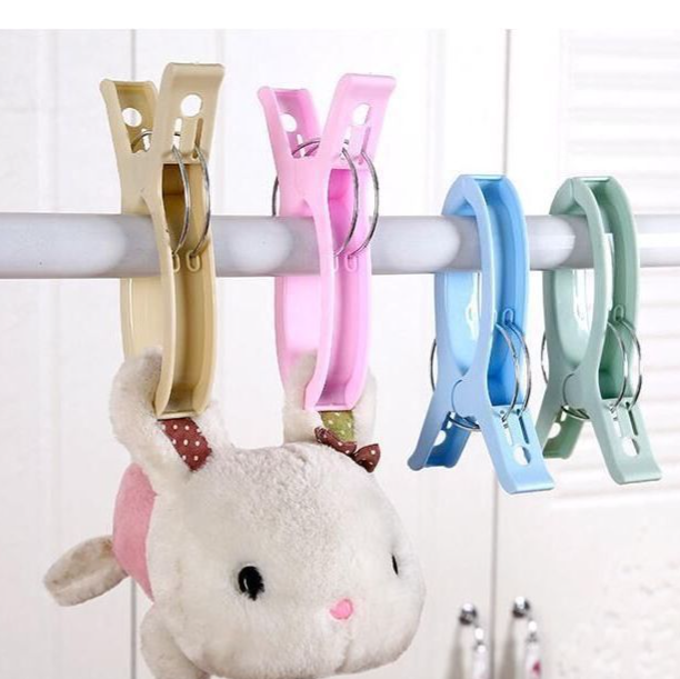 Kẹp nhựa lớn phơi chăn gài cố định chống gió, kẹp giữ phơi quần áo chống gió thổi bay L0142