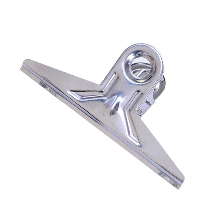 Kẹp thép không gỉ kẹp văn phòng phẩm hồ sơ nhỏ kẹp lưu trữ đuôi dài cố định chắc chắn L1721