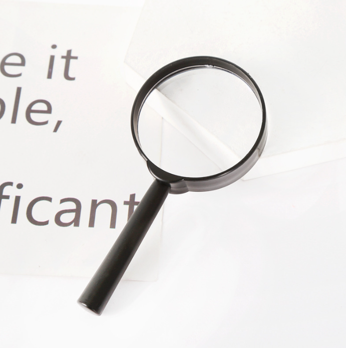 Kính lúp cầm tay cho người già đọc sách kính lúp nhựa cho học sinh kính lúp cầm tay đọc báo L0214