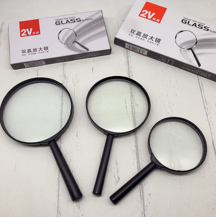 Kính lúp cầm tay cho người già đọc sách kính lúp nhựa cho học sinh kính lúp cầm tay đọc báo L0214