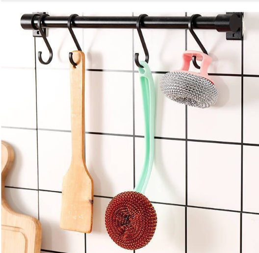 Bàn Chải bóng thép chà xoong nồi có tay cầm bàn chải vệ sinh chén bát vệ sinh nhà bếp L0221