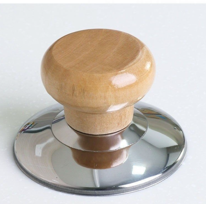 Núm nắp nồi vung nồi bằng gỗ thay thế nắp nồi đậy đa năng nắp chống bỏng khi mở nắpL0232