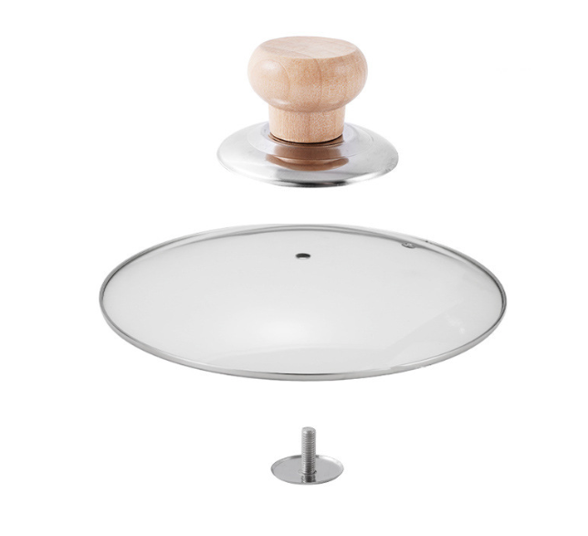 Núm nắp nồi vung nồi bằng gỗ thay thế nắp nồi đậy đa năng nắp chống bỏng khi mở nắpL0232