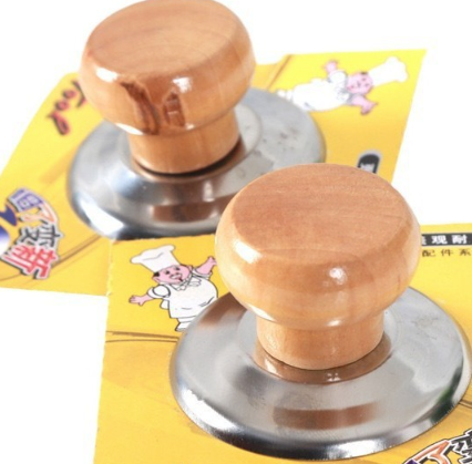 Núm nắp nồi vung nồi bằng gỗ thay thế nắp nồi đậy đa năng nắp chống bỏng khi mở nắpL0232