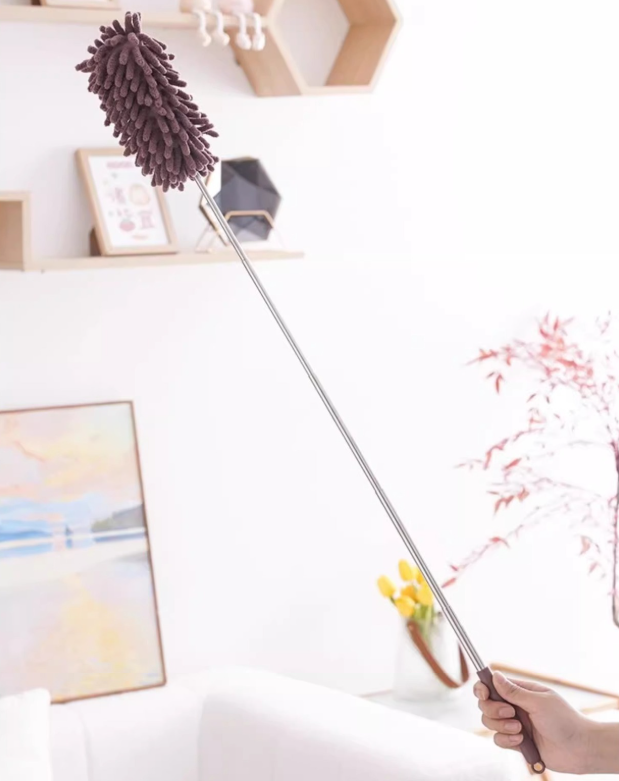 Chổi quét bụi lông vũ quét bụi vệ sinh phòng khách giường ngủ xe hơi trần nhà có thể kéo dài 80CM L0244