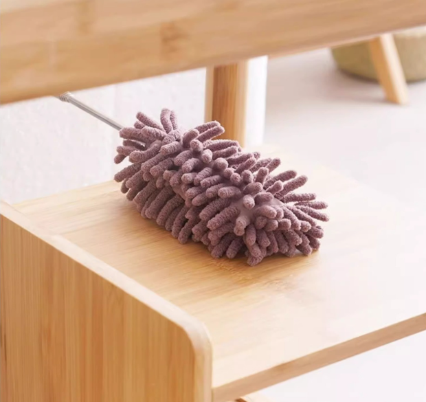 Chổi quét bụi lông vũ quét bụi vệ sinh phòng khách giường ngủ xe hơi trần nhà có thể kéo dài 80CM L0244