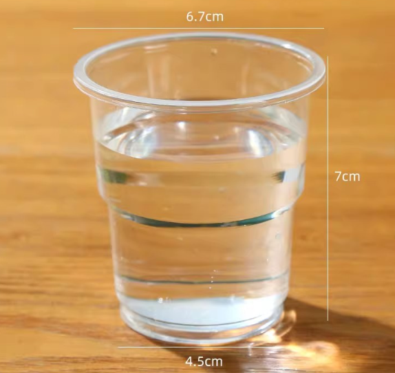 Cốc nhựa dùng một lần 170ml cốc uống nước bằng nhựa dày cho quán ăn nhà hàng an toàn L0252