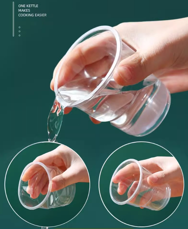 Cốc nhựa dùng một lần 170ml cốc uống nước bằng nhựa dày cho quán ăn nhà hàng an toàn L0252