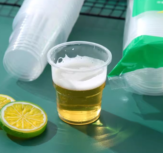 Cốc nhựa dùng một lần 170ml cốc uống nước bằng nhựa dày cho quán ăn nhà hàng an toàn L0252