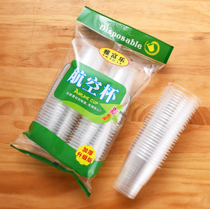 Cốc nhựa dùng một lần 170ml cốc uống nước bằng nhựa dày cho quán ăn nhà hàng an toàn L0252