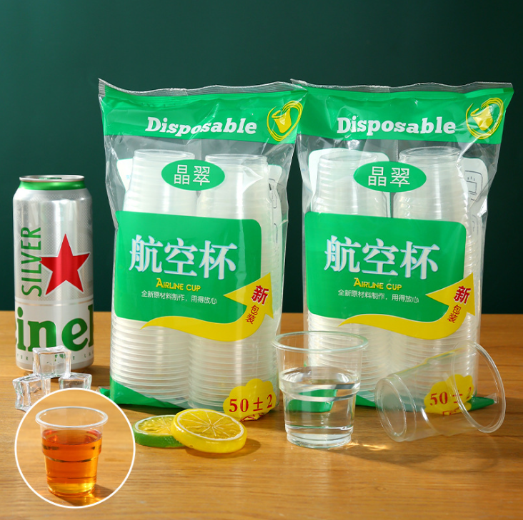 Cốc nhựa dùng một lần 170ml cốc uống nước bằng nhựa dày cho quán ăn nhà hàng an toàn L0252
