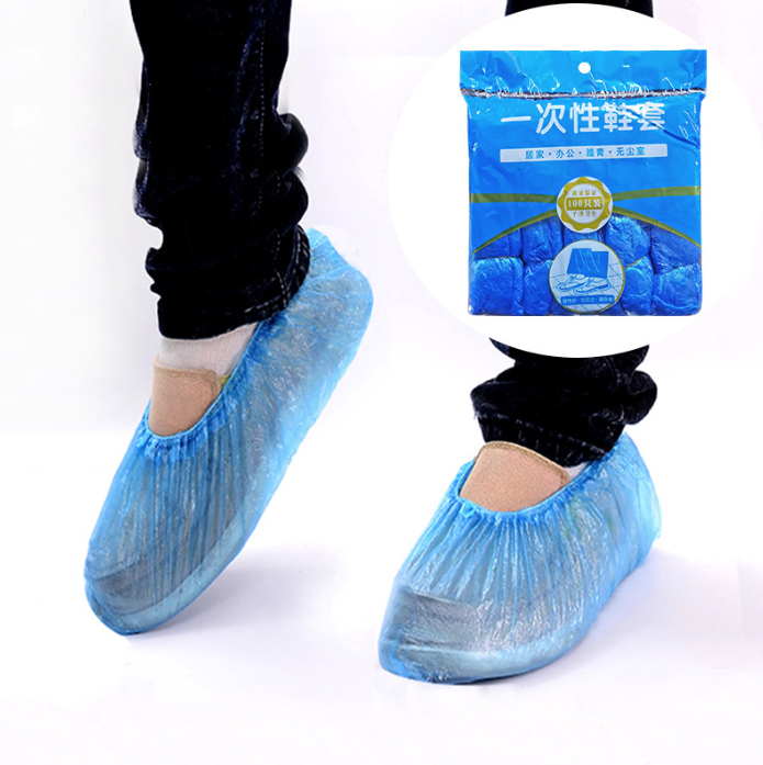 Sét 100 Bao giày Nylon dùng một lần để vệ sinh nhà cửa, chống mưa, chống thấm nước chống bụi (100 chiếc) L0253