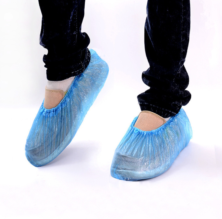 Sét 100 Bao giày Nylon dùng một lần để vệ sinh nhà cửa, chống mưa, chống thấm nước chống bụi (100 chiếc) L0253