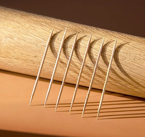 Hộp 500 chiếc tăm tre carbon tăm xỉa răng nhà hàng quán ăn dùng một lần tăm tre 2 đầu L0332