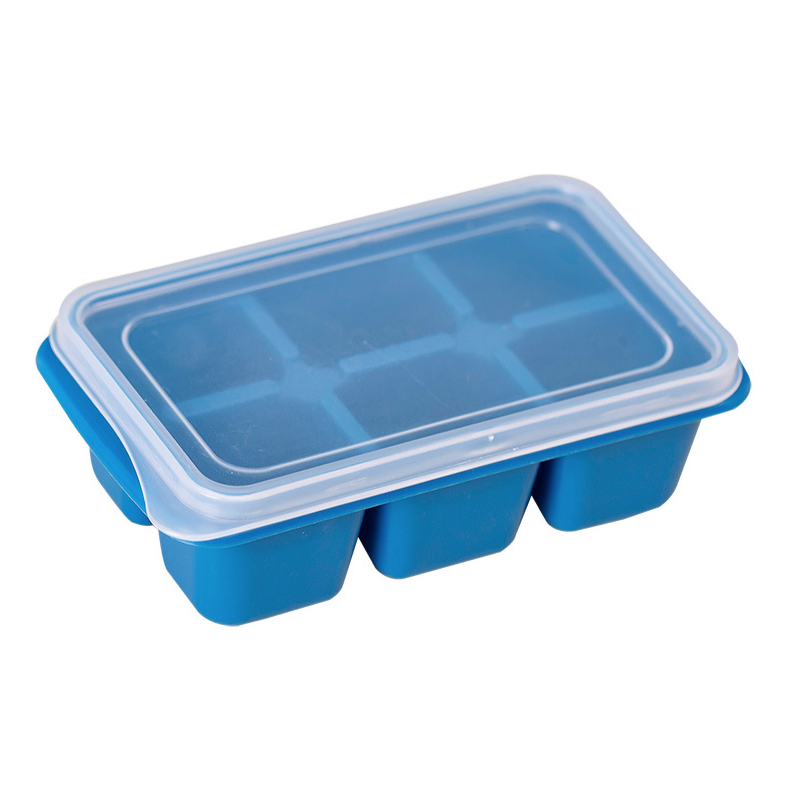Khuôn làm đá viên 6 viên silicone mùa hè khay đựng đá gia đình hộp đựng đá khuôn làm đá viên L1624
