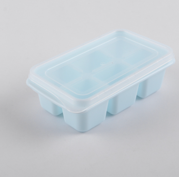 Khuôn làm đá viên 6 viên silicone mùa hè khay đựng đá gia đình hộp đựng đá khuôn làm đá viên L1624