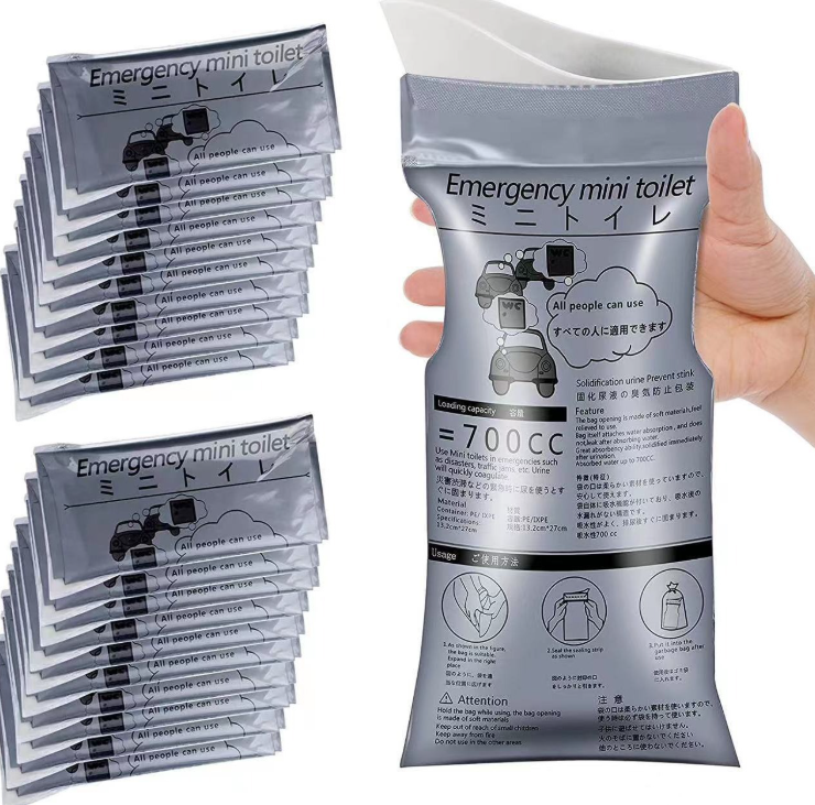 Túi đựng nước tiểu túi ói khẩn cấp unisex dùng một lần đi du lịch kẹt xe trên cao tốc L0341