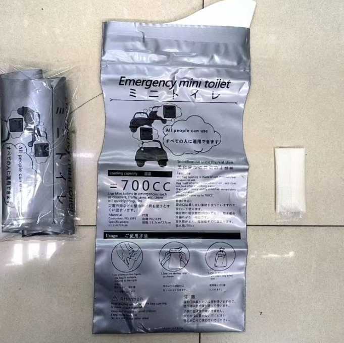 Túi đựng nước tiểu túi ói khẩn cấp unisex dùng một lần đi du lịch kẹt xe trên cao tốc L0341