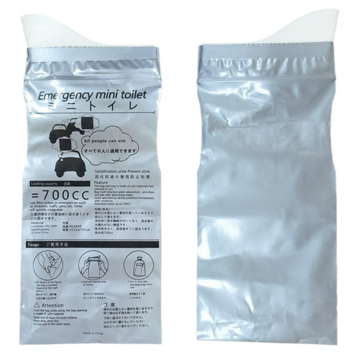 Túi đựng nước tiểu túi ói khẩn cấp unisex dùng một lần đi du lịch kẹt xe trên cao tốc L0341