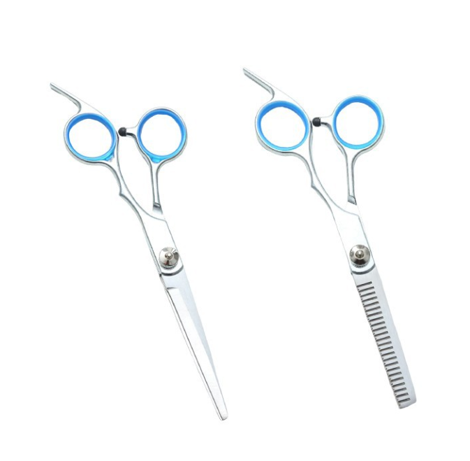 Kéo cắt tóc thẳng kéo cắt tóc răng cắt tỉa thưa tóc mái chuyên nghiệp L0411