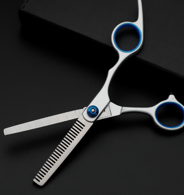 Kéo cắt tóc thẳng kéo cắt tóc răng cắt tỉa thưa tóc mái chuyên nghiệp L0411