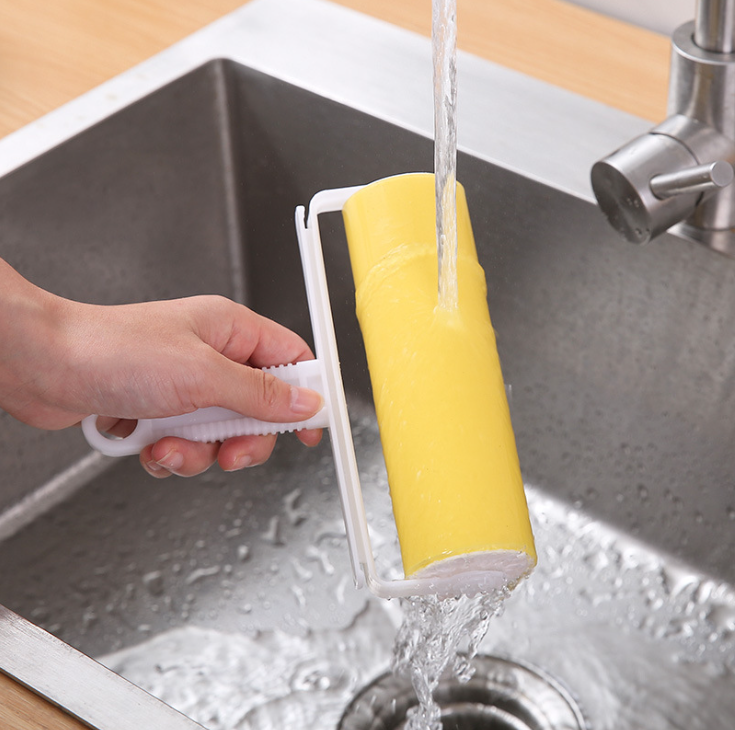 Con Lăn Bụi dính tóc lông thú cưng, cây lăn bụi dính mọi bụi bẩn trên áo, sofa, nệm ga giường L0423