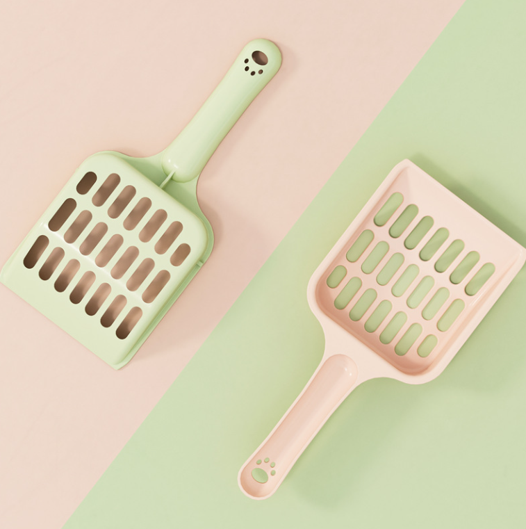 Xẻng nhựa xúc cát cho mèo Xẻng xúc phân thú cưng vệ sinh có khe lọt cát L0431