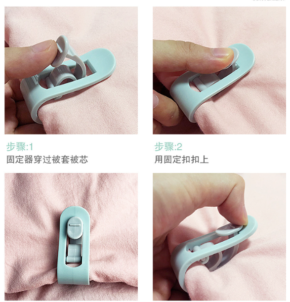 Kẹp khóa cố định chăn ga nệm trải giường chống trượt, Gài chăn ga gối nệm chống đá cho bé L0432