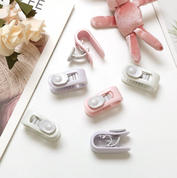 Kẹp khóa cố định chăn ga nệm trải giường chống trượt, Gài chăn ga gối nệm chống đá cho bé L0432