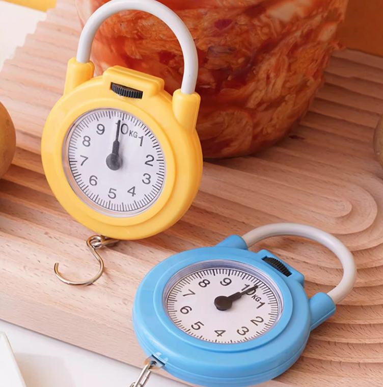 Cân lò xo 10KG thông minh tiện lợi cân gia đình bỏ túi đa chức năng cầm tay mua sắm mini L0452
