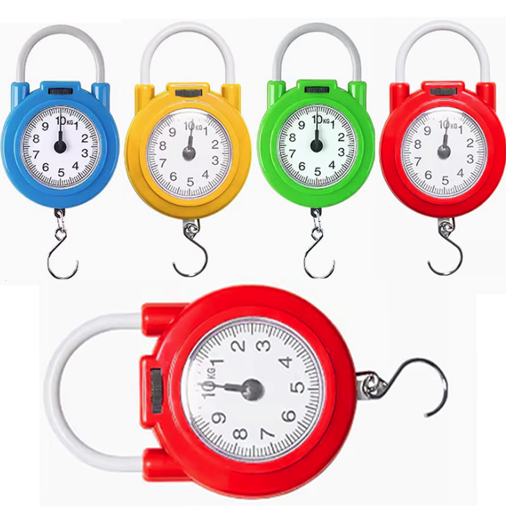 Cân lò xo 10KG thông minh tiện lợi cân gia đình bỏ túi đa chức năng cầm tay mua sắm mini L0452