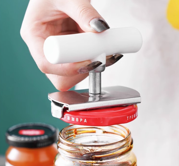 Dụng cụ mở hộp bằng thép không gỉ mở nắp chai nhà bếp, dụng cụ đóng mở nắp vừa các loại hộp L0522