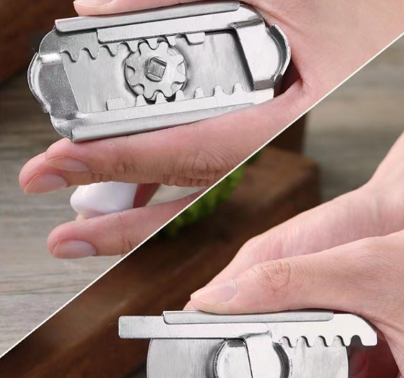 Dụng cụ mở hộp bằng thép không gỉ mở nắp chai nhà bếp, dụng cụ đóng mở nắp vừa các loại hộp L0522