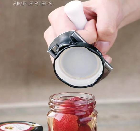 Dụng cụ mở hộp bằng thép không gỉ mở nắp chai nhà bếp, dụng cụ đóng mở nắp vừa các loại hộp L0522