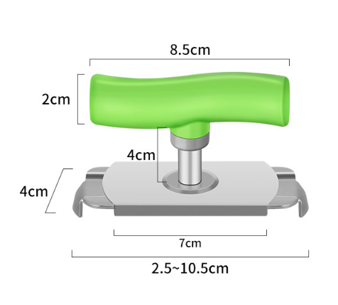 Dụng cụ mở hộp bằng thép không gỉ mở nắp chai nhà bếp, dụng cụ đóng mở nắp vừa các loại hộp L0522