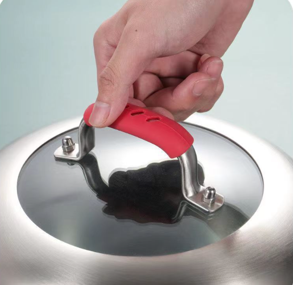 Bọc Tay cầm Nồi Chào silicon chống nóng bỏng, tay cầm chảo rán cầm nắp nồi chịu nhiệt độ cao L0524