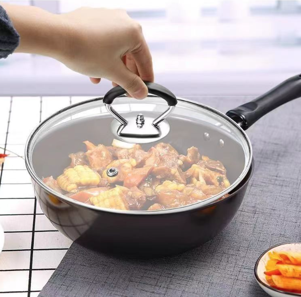 Tay cầm nắp nồi bằng thép không gỉ chống bỏng bằng nhựa dẻo chắc chắn chịu nhiệt độ cao L0531