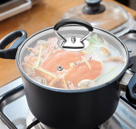 Tay cầm nắp nồi bằng thép không gỉ chống bỏng bằng nhựa dẻo chắc chắn chịu nhiệt độ cao L0531