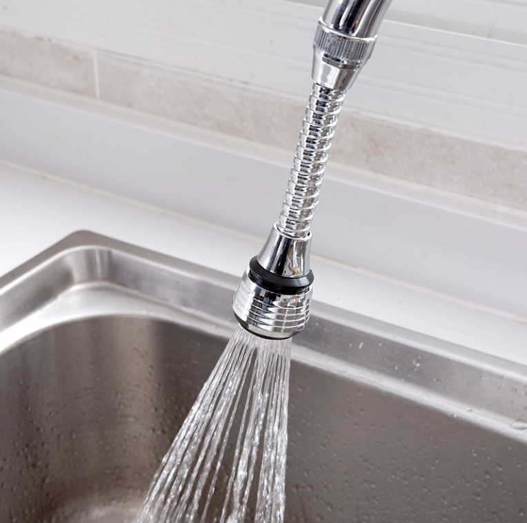 Vòi nước tăng áp xoay 360 độ kim loại, vòi sen phun áp lực mở rộng, bộ lọc tiết kiệm nước L0542/L0543